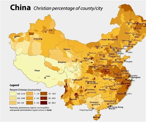 who said there are more christians in china than europe